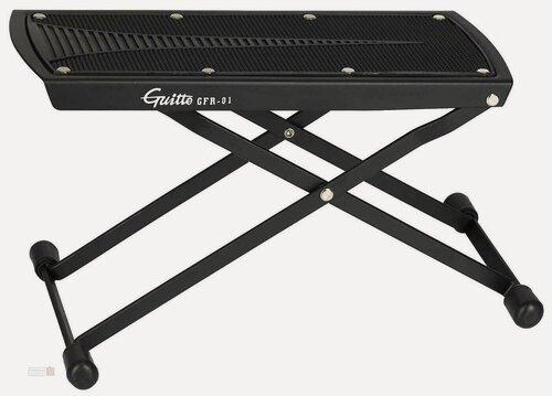 Изображение товара Подставка для ноги Guitto GFR-01, металл, складная, портативная, 6 высот, рифленая
