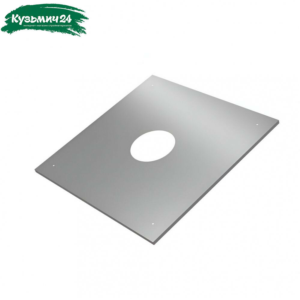 Экран защитный для печей и каминов Ferrum 480x480 мм сталь 0.5 мм d 115 мм