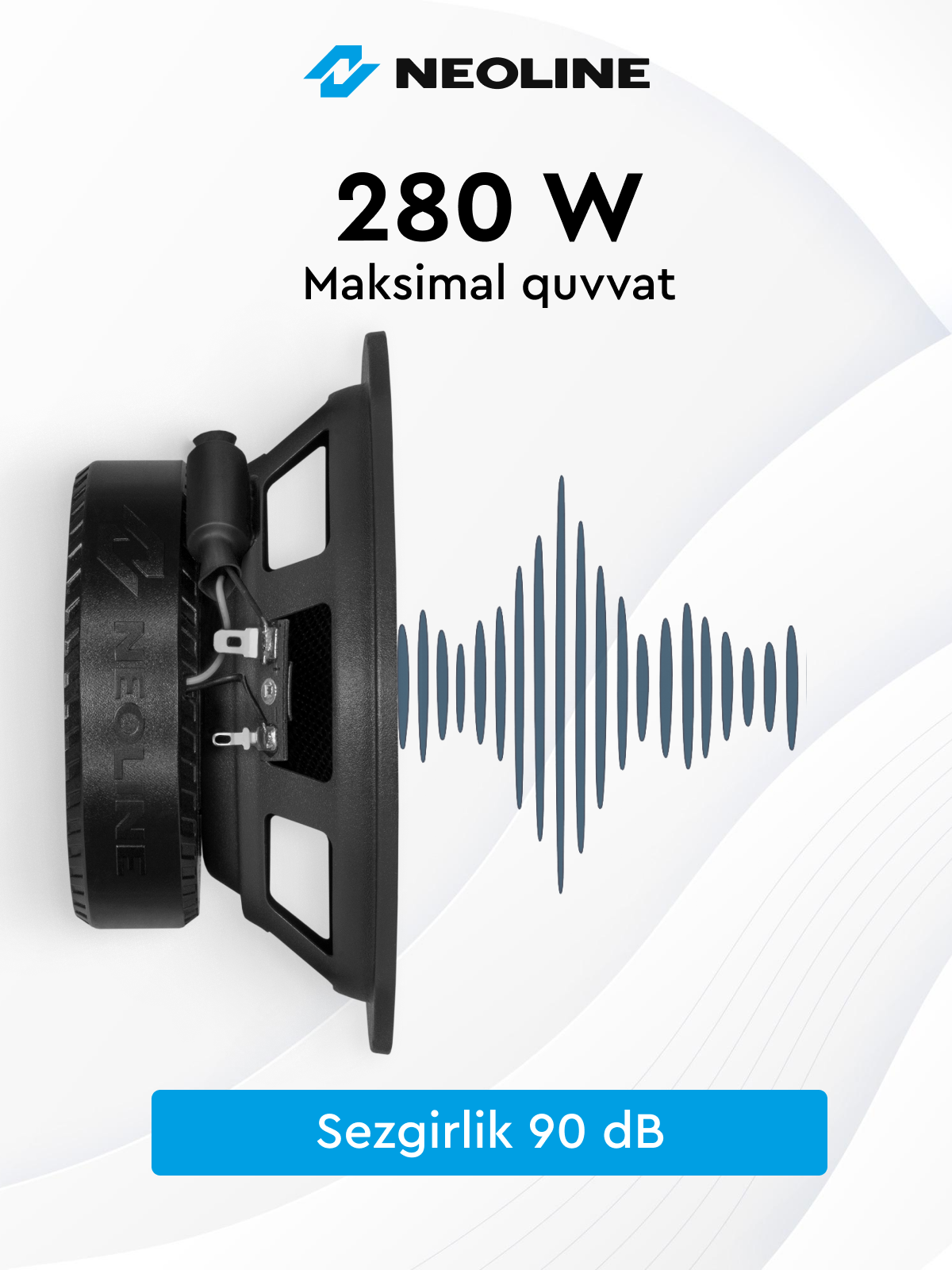 Автомобильная акустика Neoline "Ultera RS65C", компонентная, 2-полосная, черная/серый, 16,5 см — фото 1