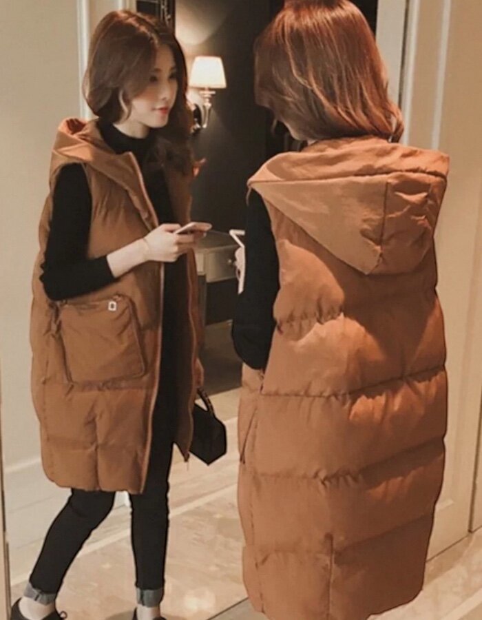 Комплект Женский жилет, короткая куртка, пиджак, камзул, зимняя одежда