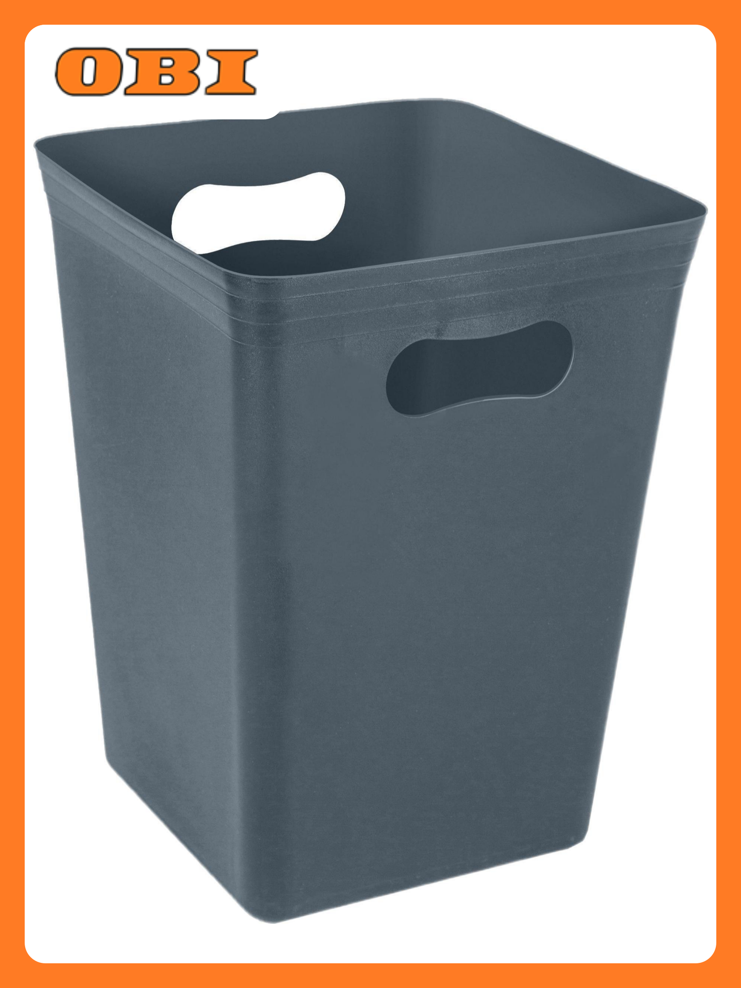 Контейнер для мусора без крышки Stockholm 15л вулканический базальт