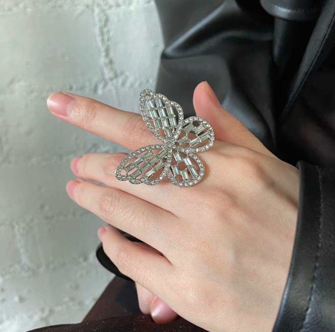 Кольцо-кулон, фианит