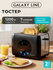 Тостер GALAXY LINE GL2912, бежевый, мощность 1200 Вт, 2 отделения