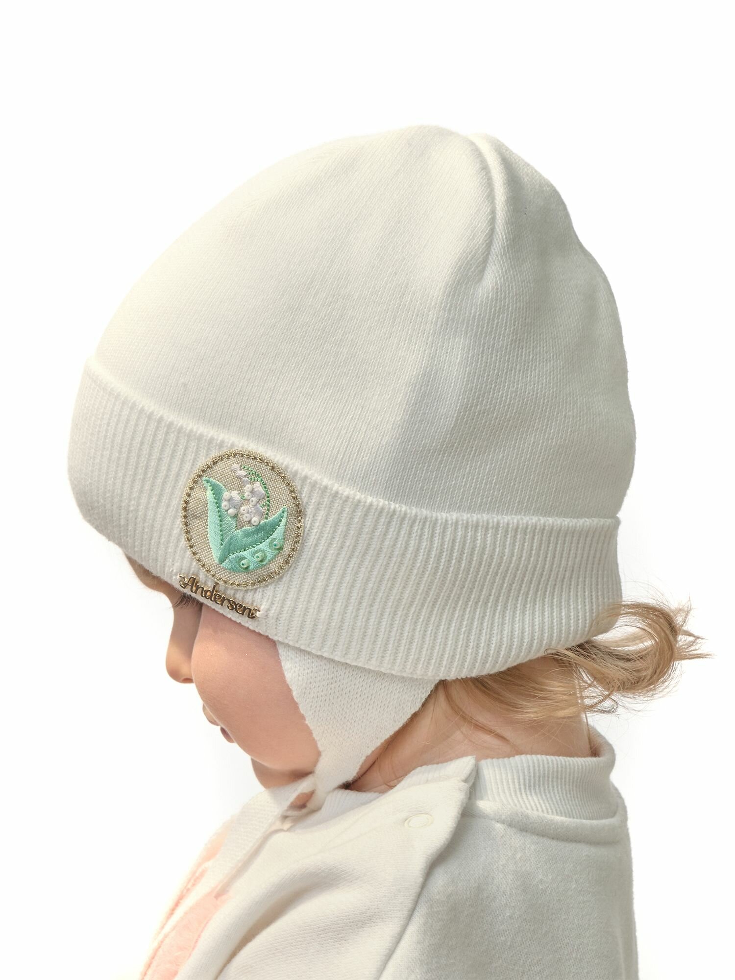 Шапка-бини Андерсен Весна-лето 2024 для девочек