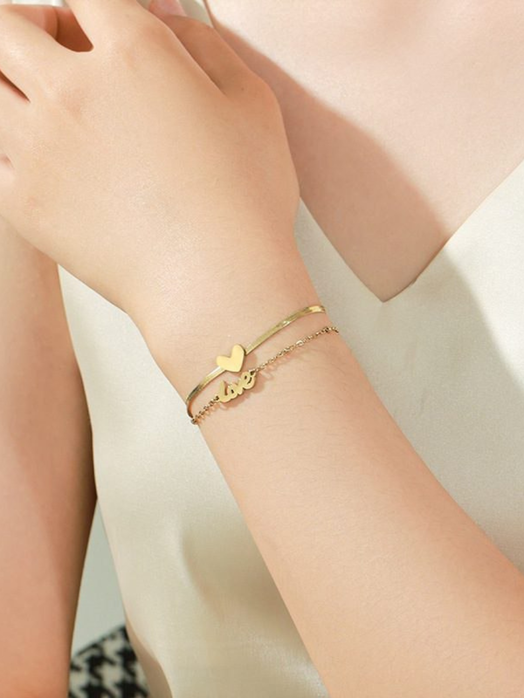 Браслет-цепочка, циркон, 1 шт., размер 19 см, размер one size, диаметр 19 см, graphite — фото 1