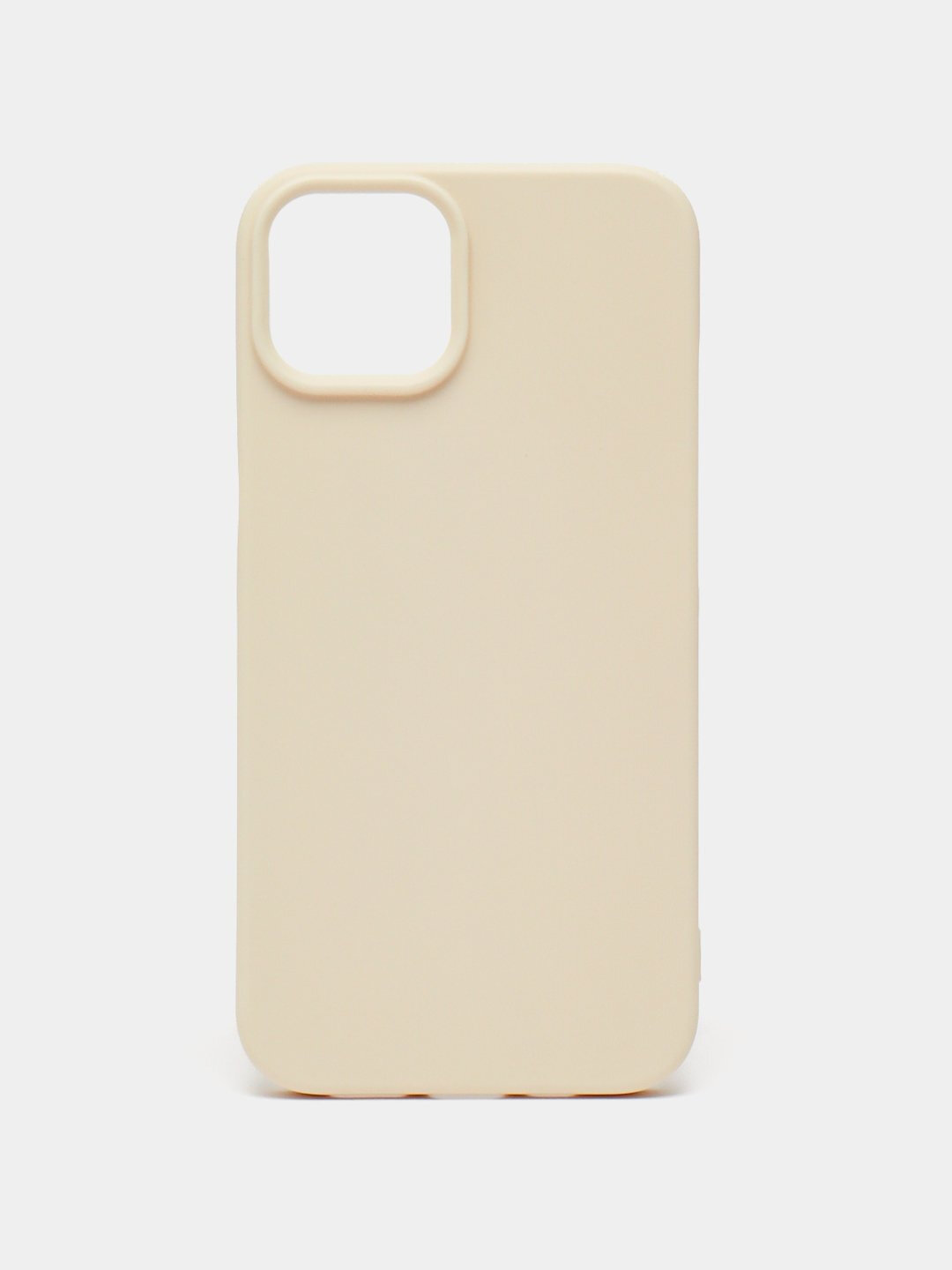 Мягкий чехол, для iPhone 16 Plus, силиконовый, матовый, Белый — фото 1