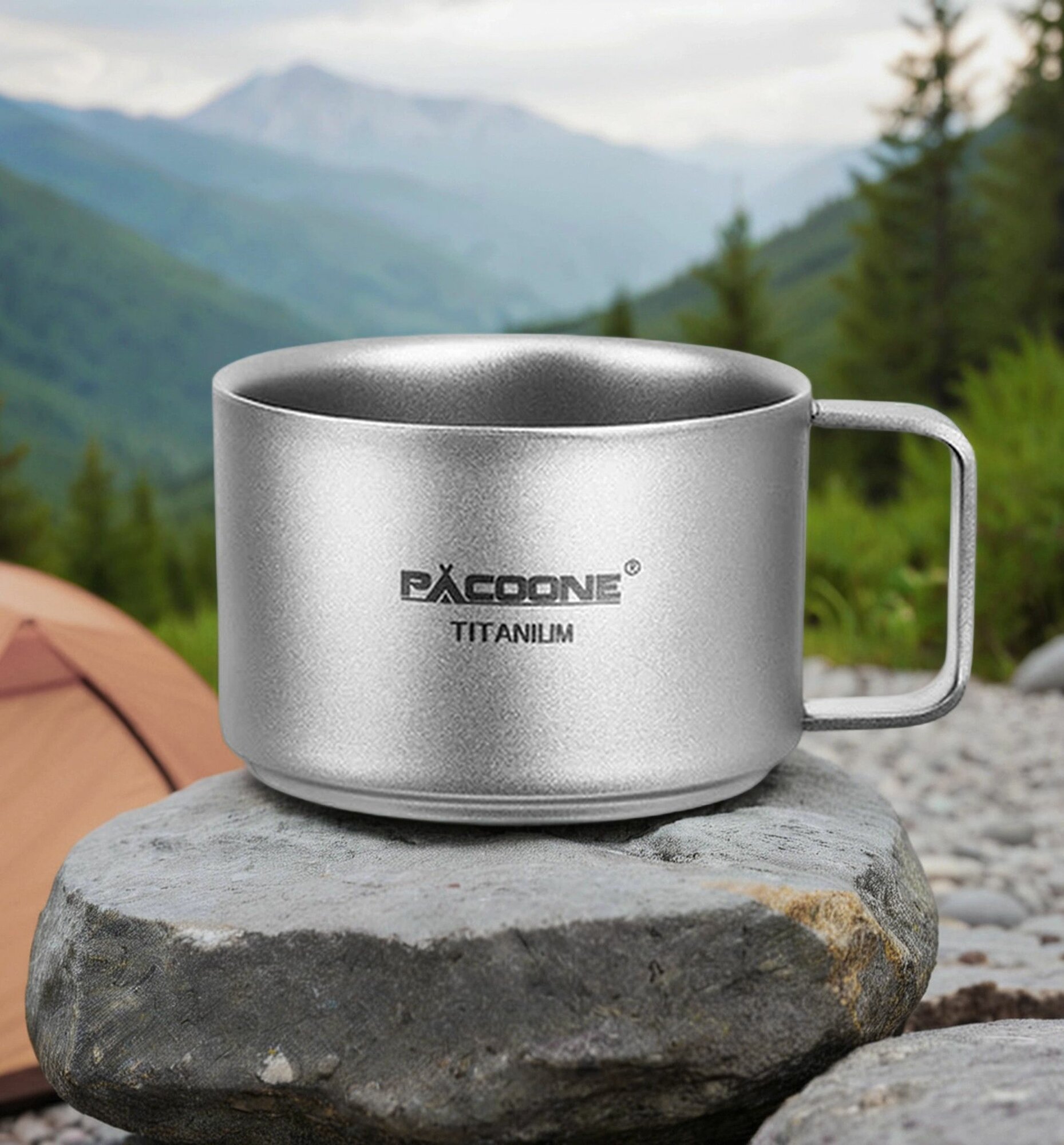 Кружка титановая двойная 100мл