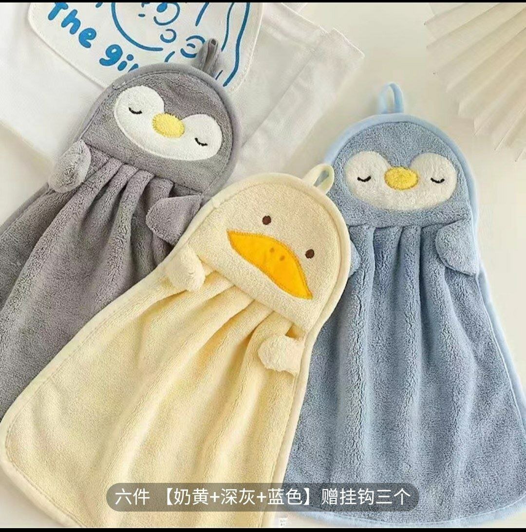 Микрофибровое полотенце для рук, кухонное и ванное, декоративное детское полотенце