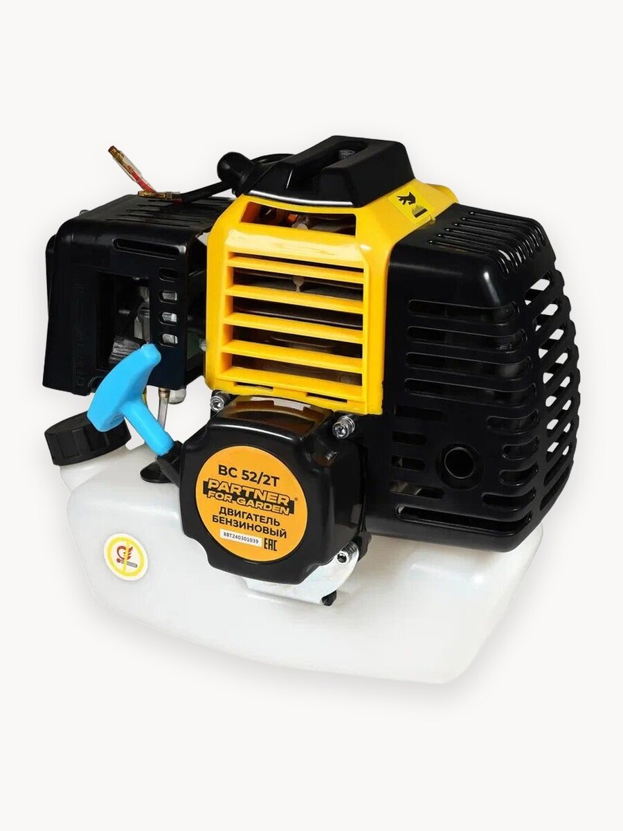 Бензиновый двигатель для триммеров и газонокосилок Partner for Garden BC52/2T EL ( 52 куб. см/ 1500Вт )