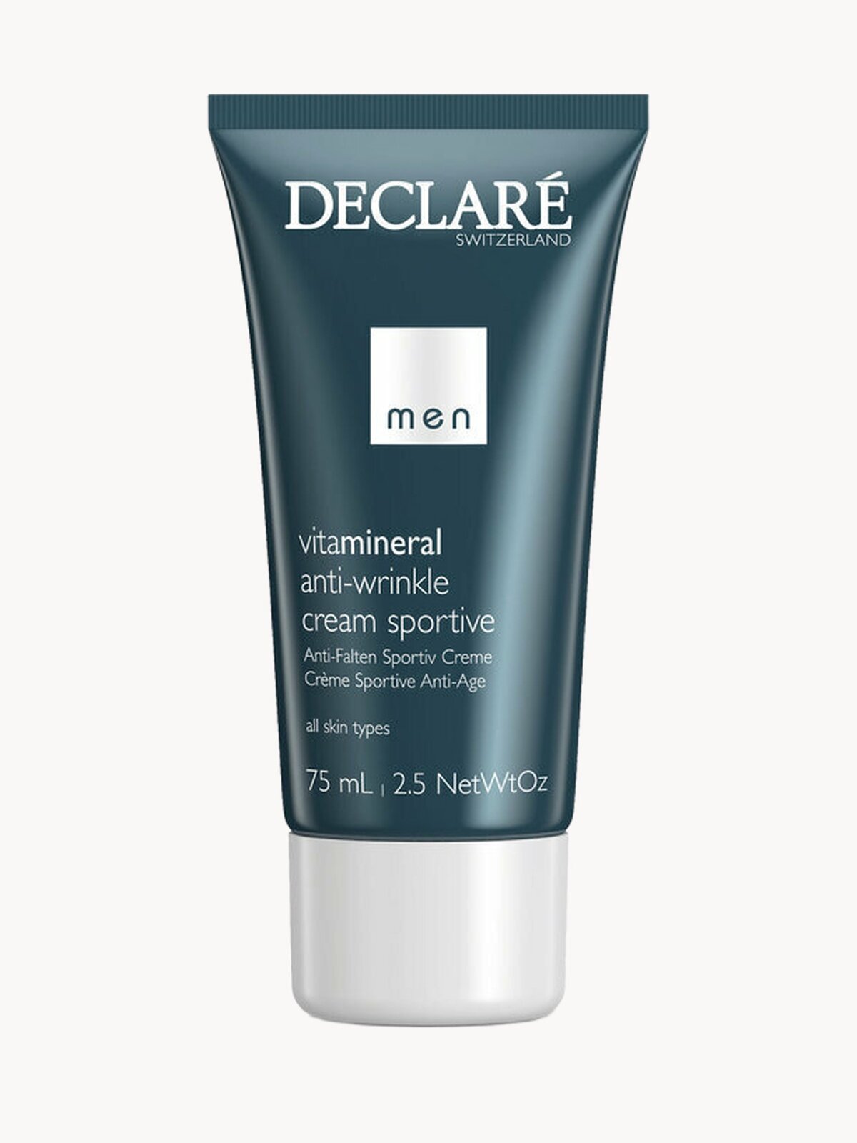 DECLARE Anti-Wrinkle Cream Sportive Крем для лица омолаживающий для активных мужчин, 75 мл