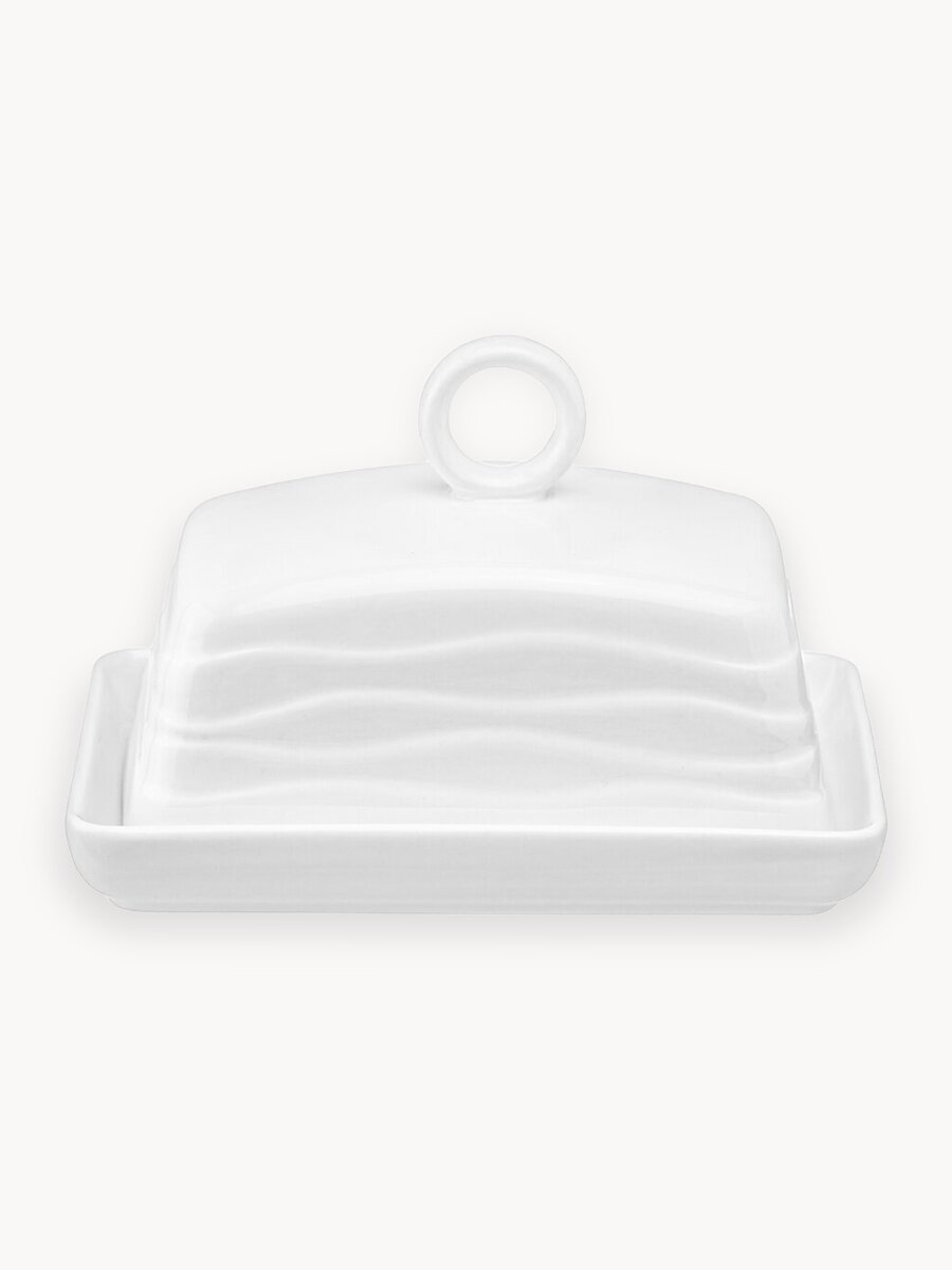 Масленка для сливочного масла 13,5х9х8 см Elan Gallery Айсберг волны, Масленица