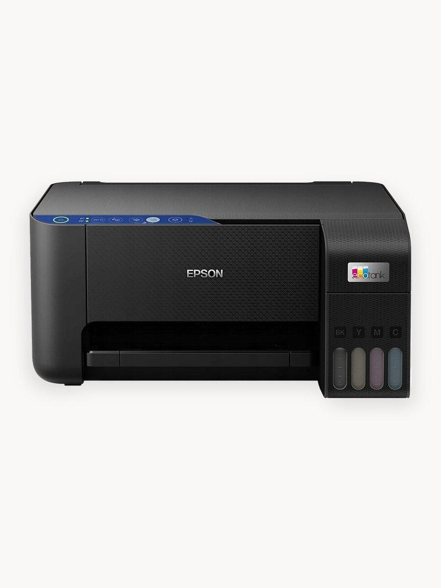 МФУ Epson L3251 EcoTank, струйное, A4, цветной, Wi-Fi, принтер сканер копир, печать без полей, СНПЧ