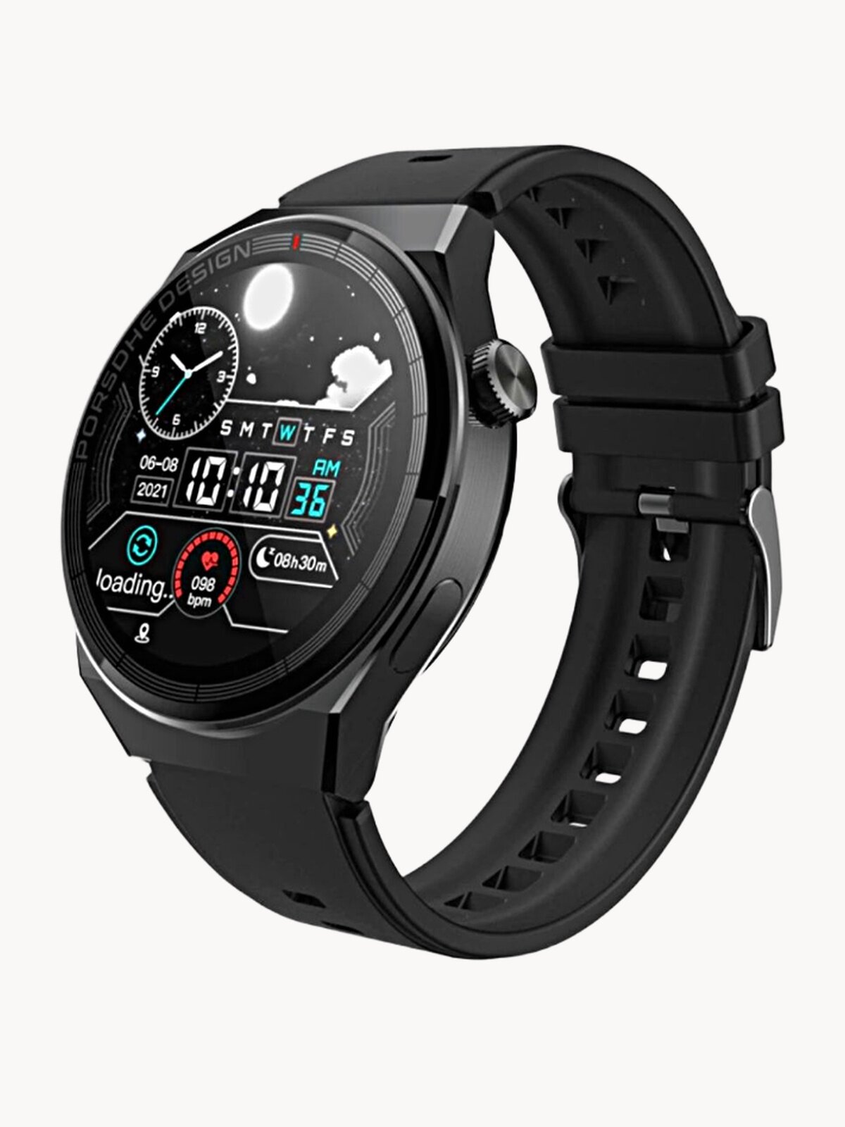 Умные часы X5 PRO Smart Watch, 1.39 AMOLED, 2 Ремешка, Магнитная зарядка, iOS, Android, Bluetooth звонки, Черный