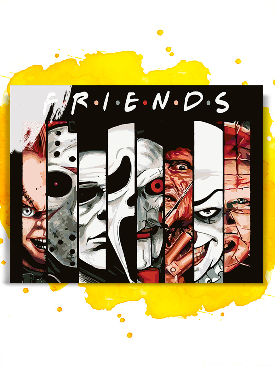 Картина по номерам на холсте Такие вот друзья, 40 х 50 см