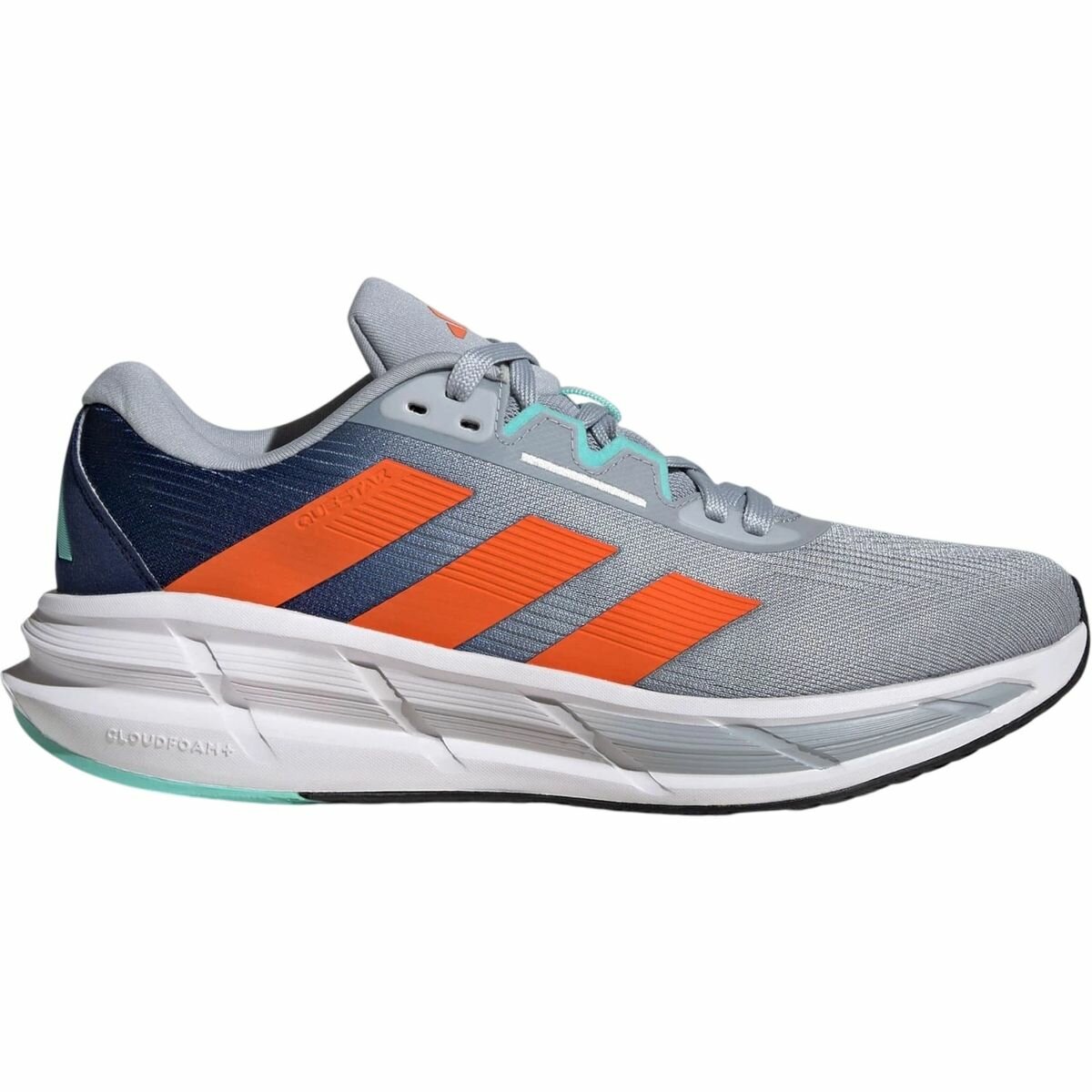 Кроссовки adidas Questar 3, полнота F (EU)/ на среднюю стопу, размер 7 UK, серый