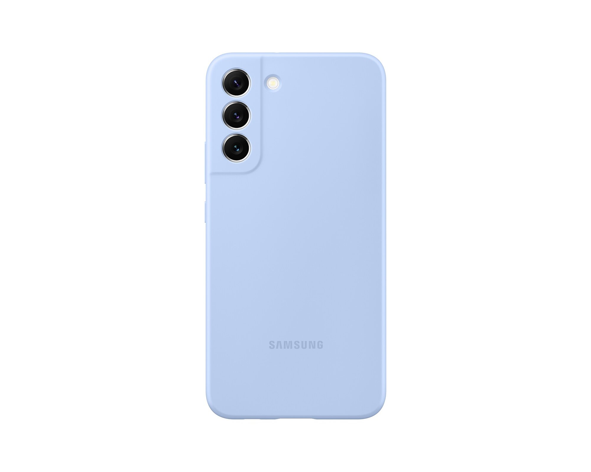 Оригинальный чехол Silicone Cover Galaxy S22+ арктический голубой