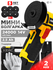 Мини УШМ HORDER HAG-14-76-Li2 ECO болгарка с двумя аккумуляторами...