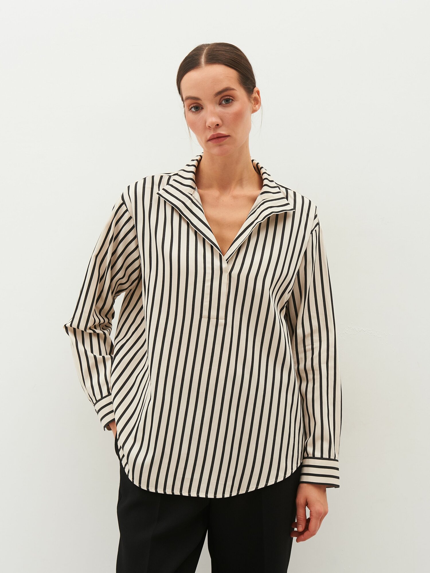 Блуза Gerry Weber Осень-зима 2024, размер 42, бежевый
