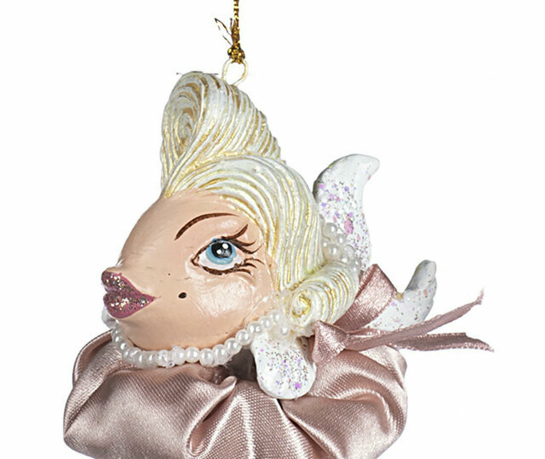 Ёлочное украшение, полистоун, текстиль, 9 см, Goodwill — фото 1