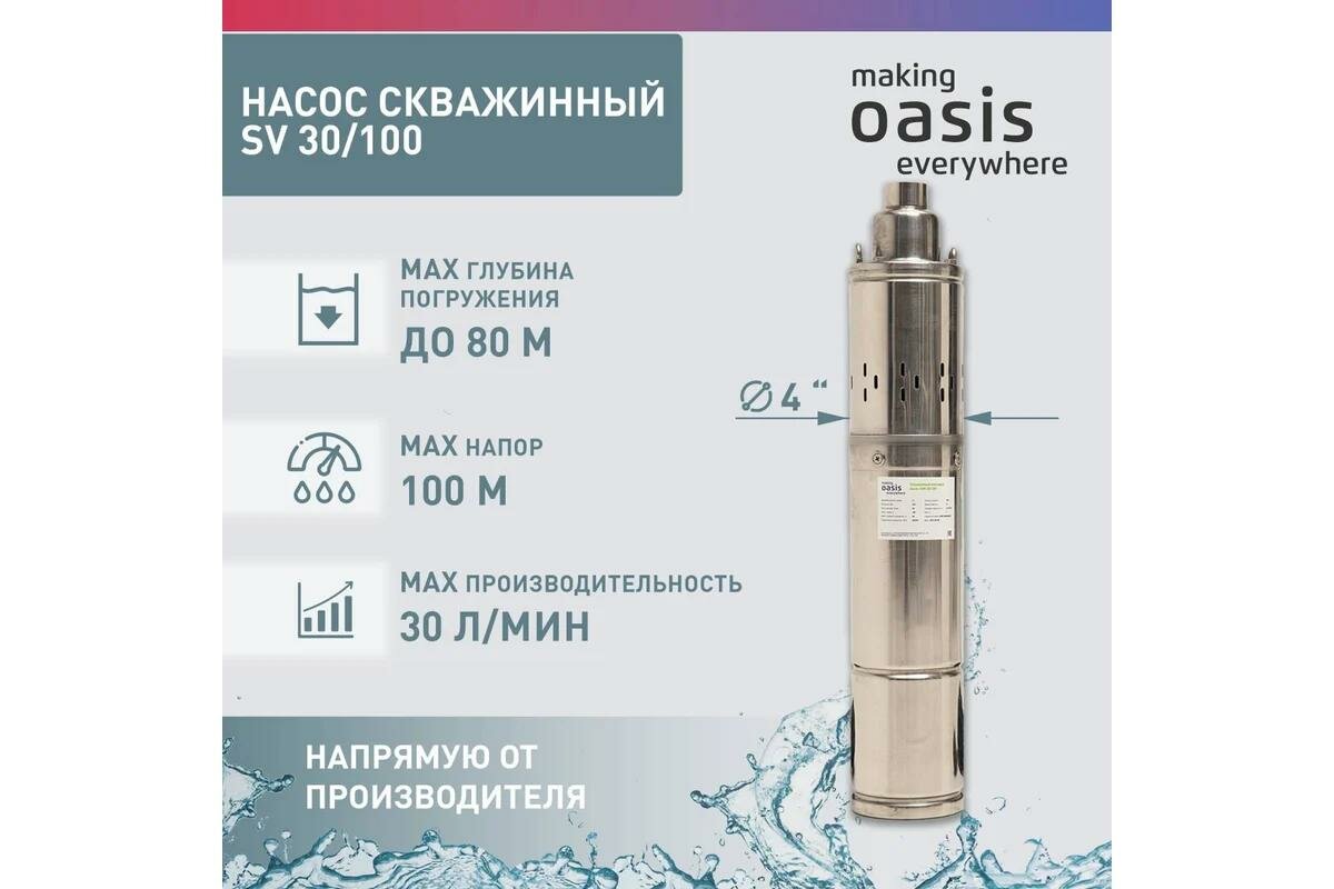 Насос скважинный винтовой SV 30/100 