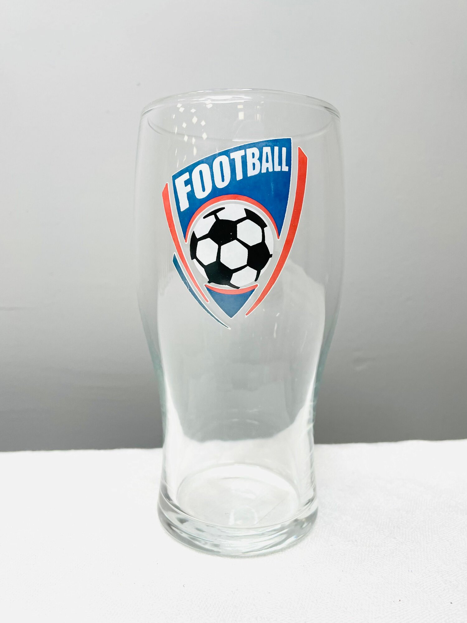 Пивной бокал FOOTBALL 500 мл, федерация стеклянный, футбольный подарок для мужчин