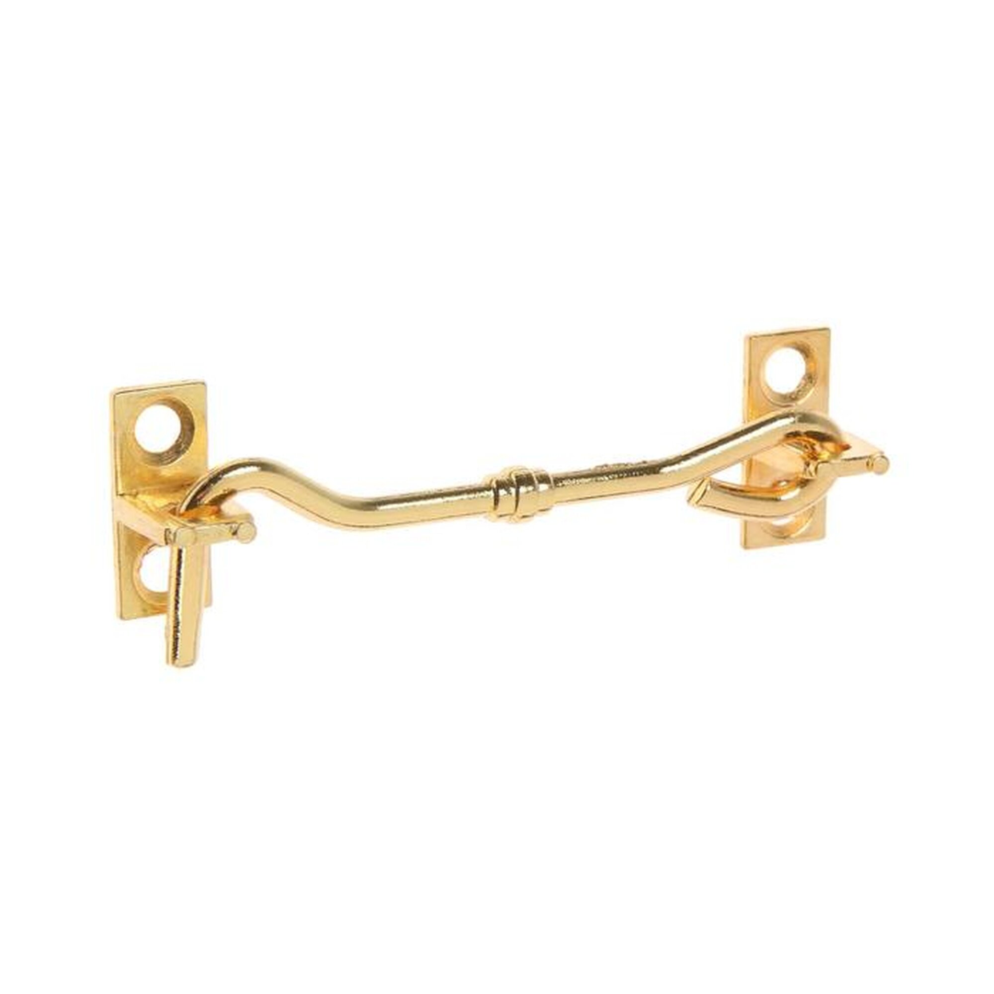 Крючок дверной Тундра 107-1 накладной цвет золотистый длина 75 см