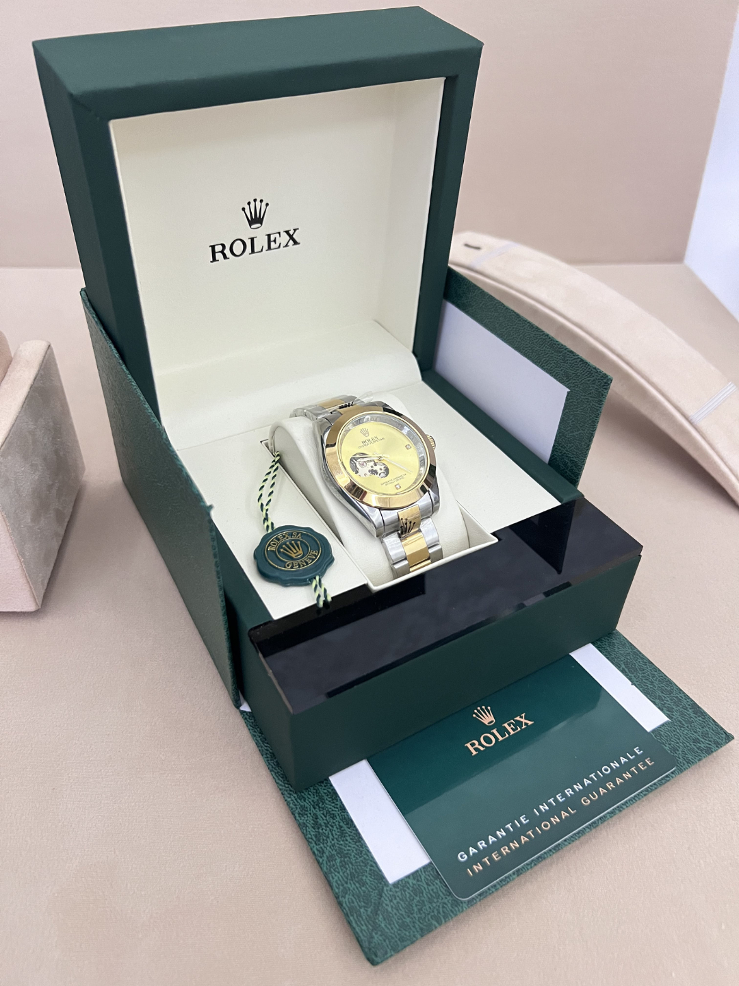 Наручные часы Классика, золотистый — фото 1