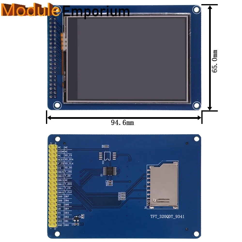 Модуль Сенсорного цветного экрана TFT LCD 3,2 дюйма + плата адаптера 3,2 дюйма + Mega2560 Mega 2560 R3 CH340 с USB для комплекта Arduino, 3.2 Inch TFT