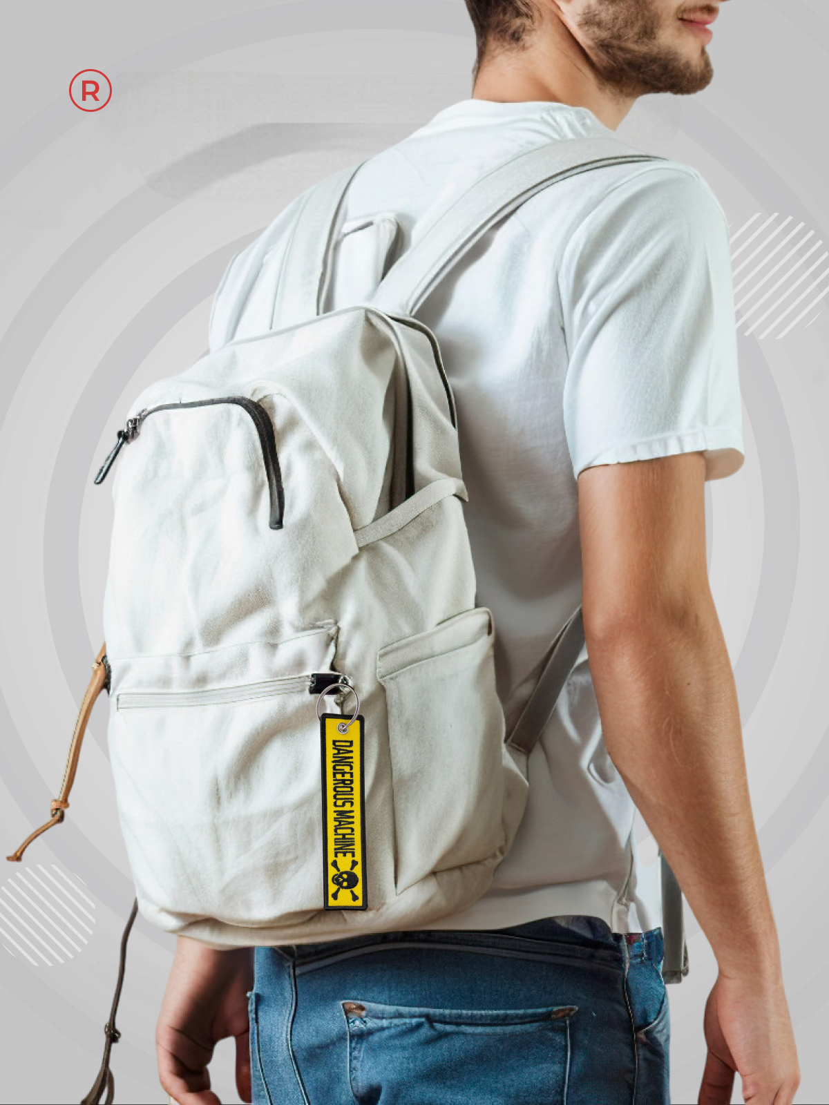 Брелок remove, желтый/черный — фото 1