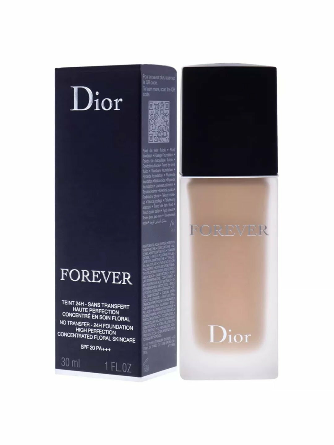 Тональный крем "Forever Skin", слоновая кость, с дозатором, SPF 20