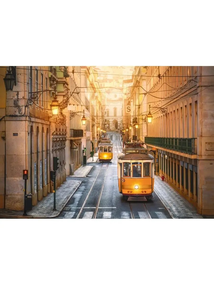 Cherry Pazzi Пазл 1000 элементов Лиссабонские трамваи