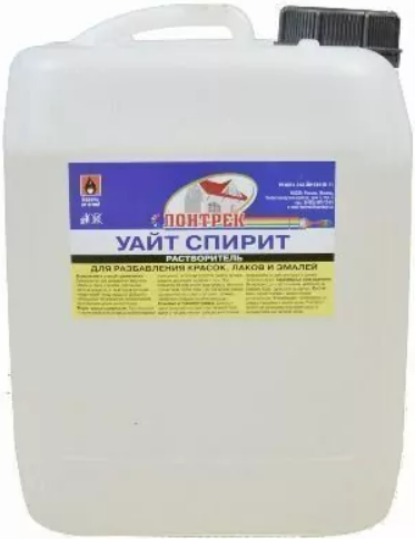 Растворитель Уайт-спирит ТУ Лонтрек 5л для Разбавления Масляных Красок Эмалей Лаков / Lontrek.