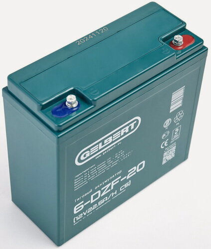 Изображение товара Тяговый аккумулятор Gelbert 6-DZF-20 (12V22.5A/H C5)