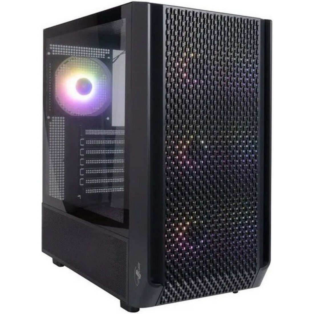 Корпус Eurocase A603, 4ARGB, черный