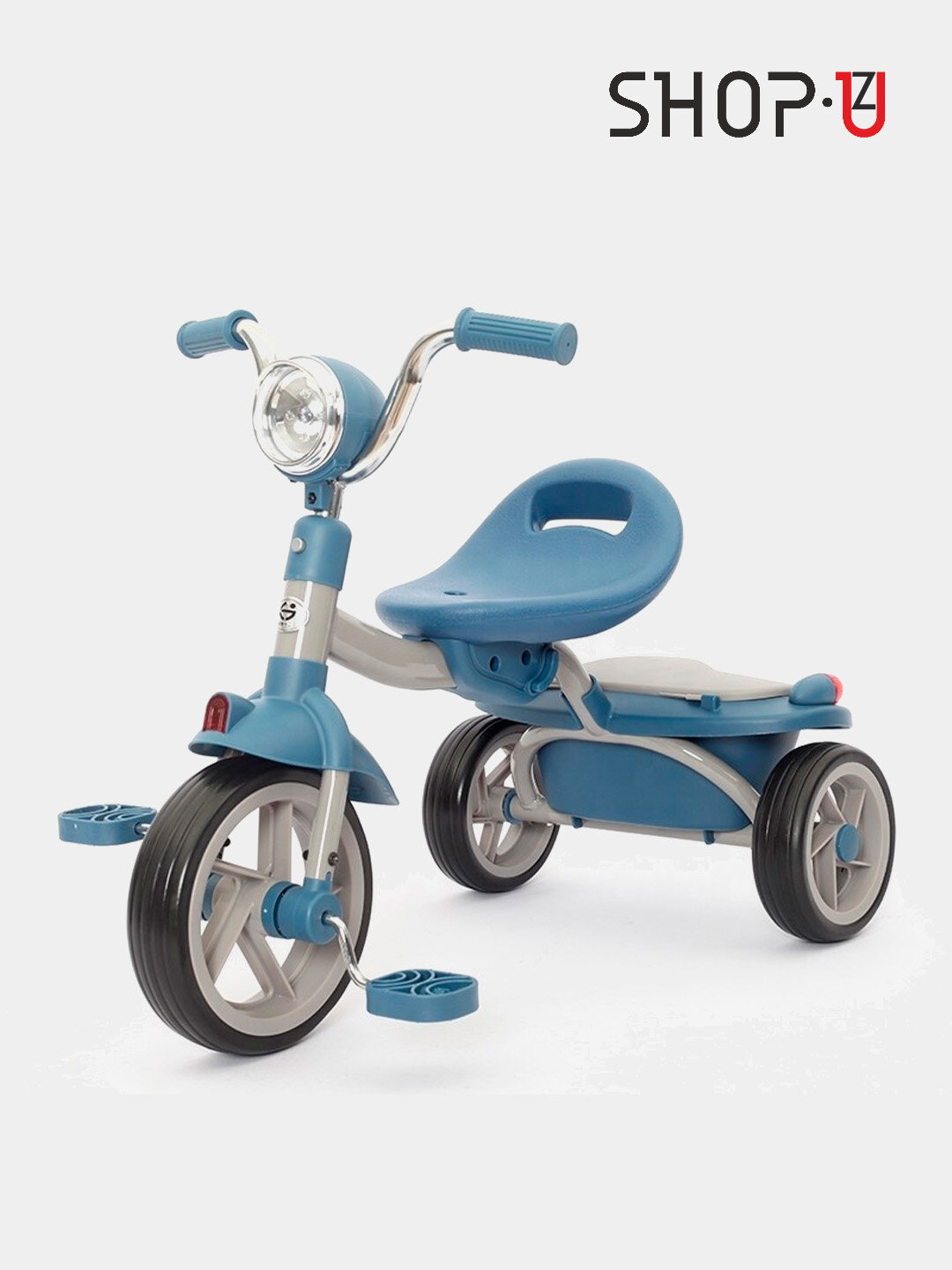 Детский велосипед, трехколесный, устойчивая конструкция — фото 1