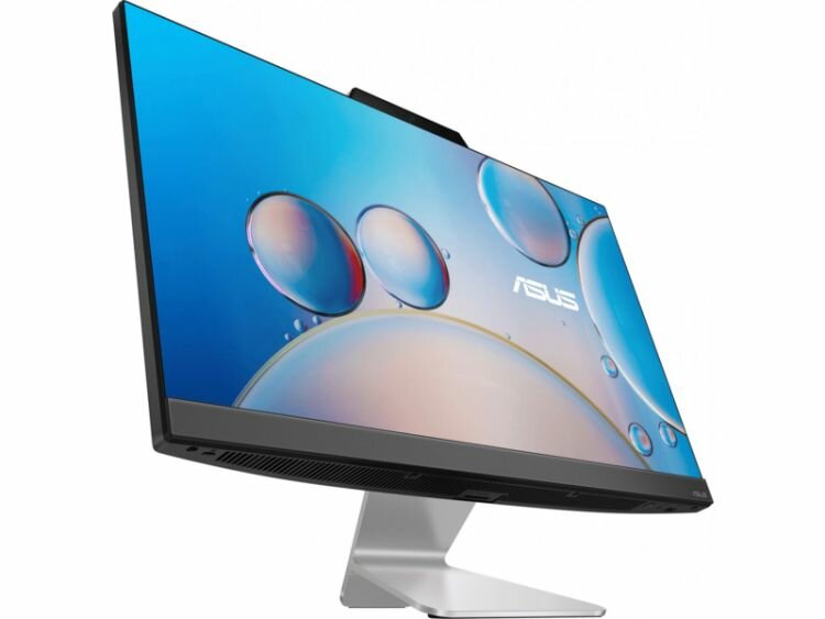 Моноблок Asus F3402WFA-BPC0050 23.8" Full HD Ryzen 3 7320U (2.4) 8Gb SSD512Gb RGr CR без ос GbitEth WiFi BT 90W клавиатура мышь Cam черный 1920x1080