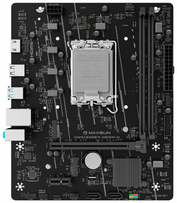 Материнская плата Maxsun MS-Challenger H610M-H (LGA1700, mATX)
