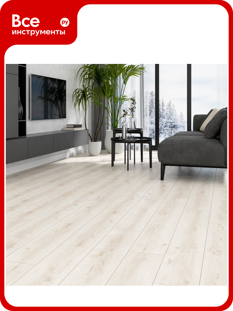 Ламинат Camsan Modern Long Дуб Улудаг  32 класс  8 мм  упаковка 2 13 кв  м 725