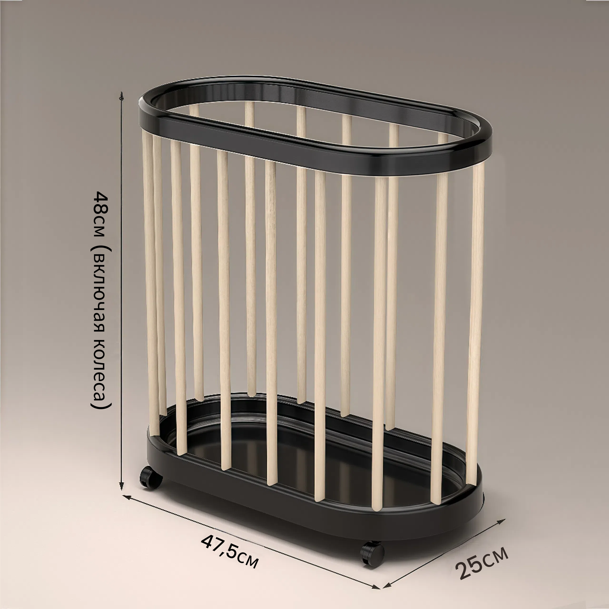 Стойки с оборудованием для фитнеса С универсальным колесом，Темно-коричневый