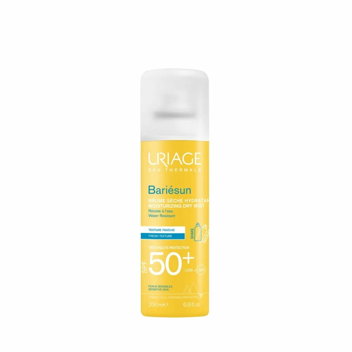 УРЬЯЖ БАРЬЕСАН Дымкаспрей сухая SPF 50 200 мл  URIAGE Bariesun Dry Mist SPF 50