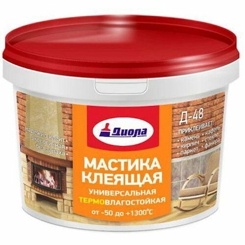 Мастика клеящая термовлагостойкая универсальная диола-48 3.5кг
