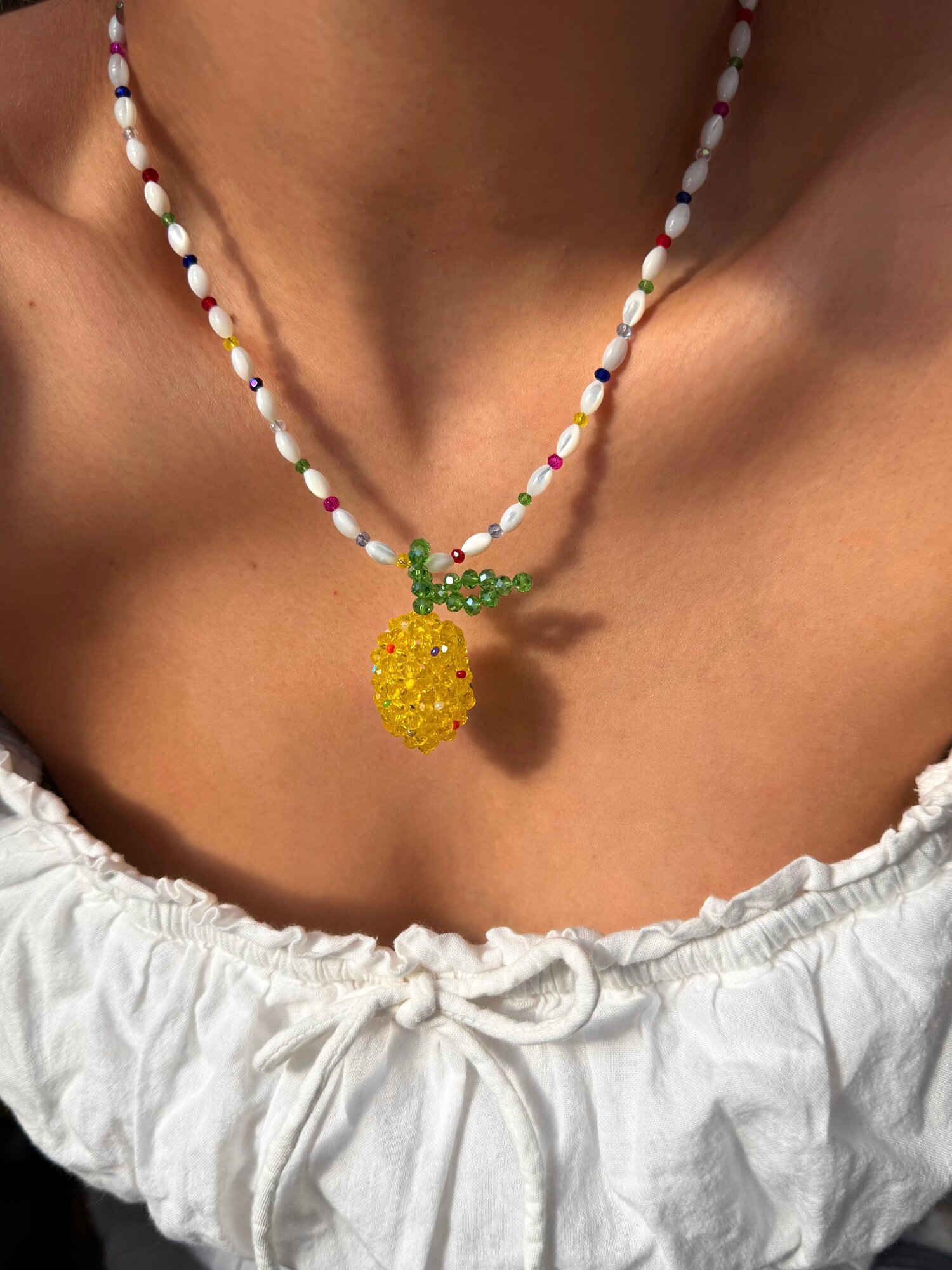 Колье, кристалл