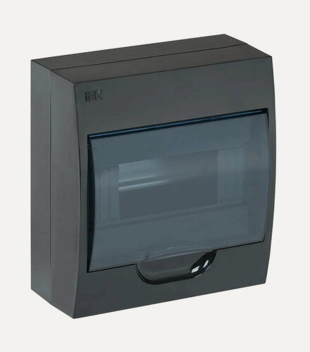 Изображение товара Корпус пластиковый IEK ЩРН-П-8 IP41 черный для распределительного щита