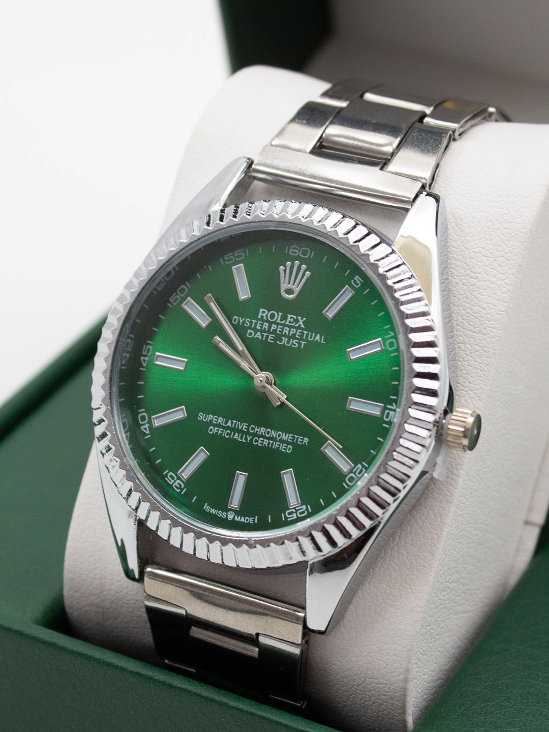 Наручные часы Rolex, зеленый,