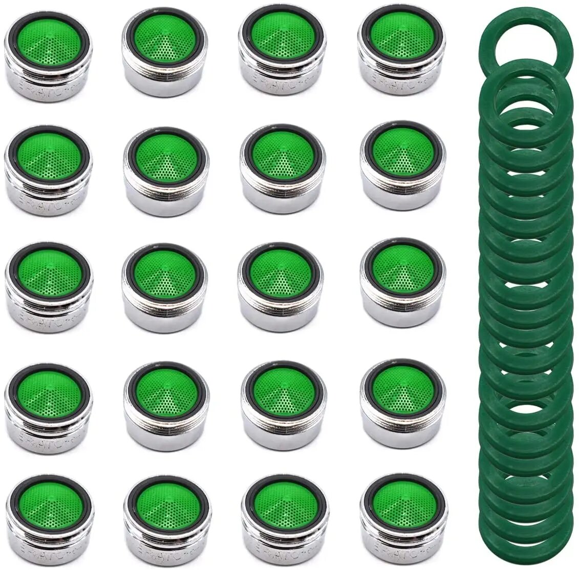 Аэраторы для крана M24 набор из 20 штук латунный корпус