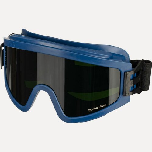 Изображение товара Очки защитные газосварочные РОСОМЗ ЗН11 Panorama StrongGlass, затемненные (21134)