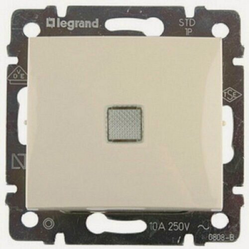 Изображение товара Legrand Розетки, выключатели и аксессуары 774310 Выключатель Valena одноклавишный с подсветкой слоновая кость