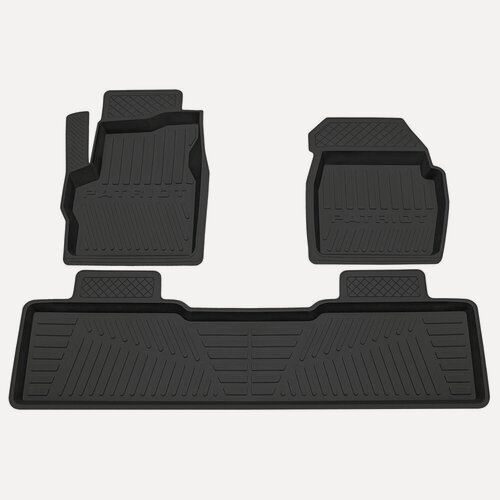 Изображение товара Коврики для салона "Rezkon" резиновые Уаз Патриот (2005-2015)