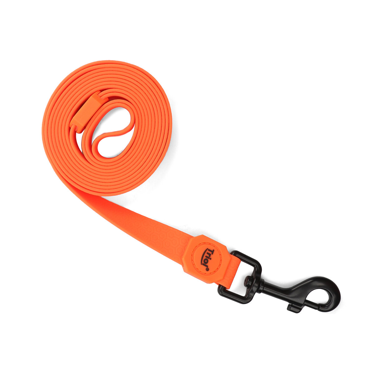 Triol Поводок из биотана "Матрица" S, оранжевый, 1,5*200см