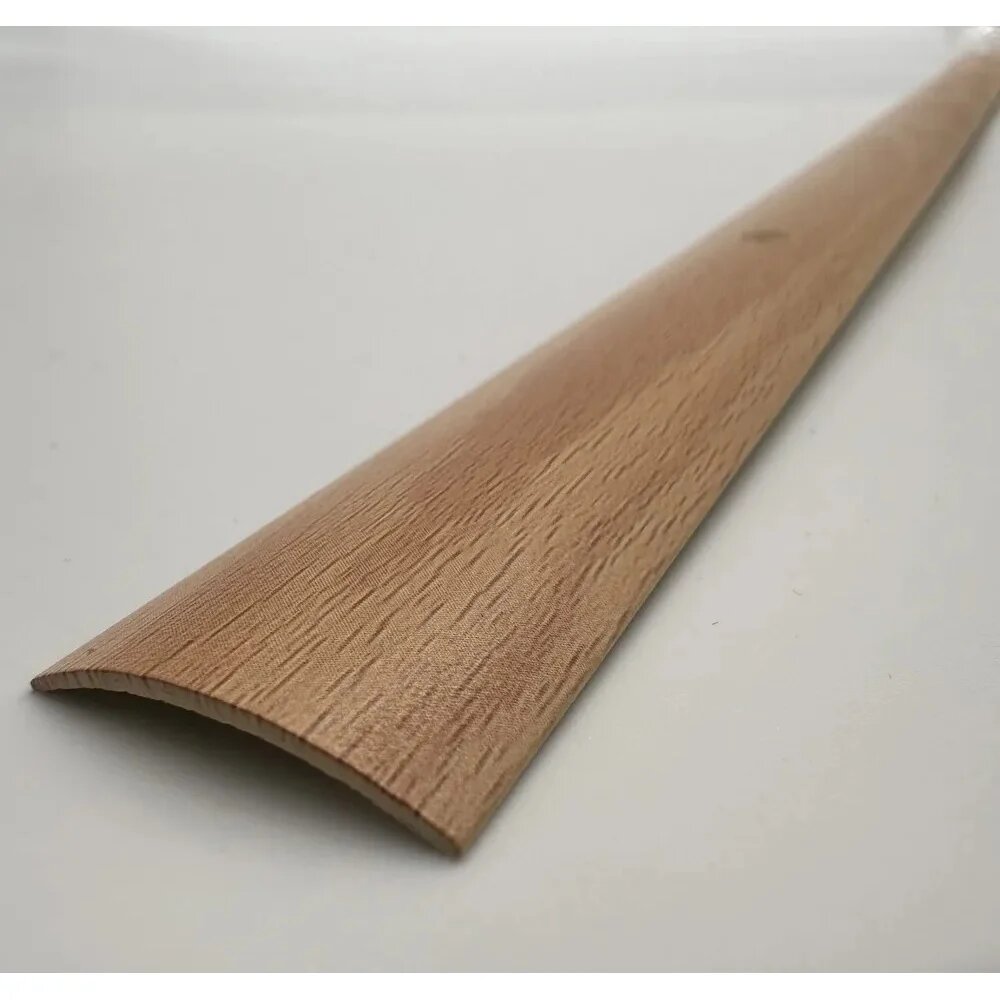 Алком-М Порог алюминиевый стыкоперекрывающий одноуровневый стык (ПД 02) 30x44 900 мм бук ПД02-0065